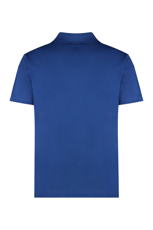 Cotton-piqué polo shirt-1